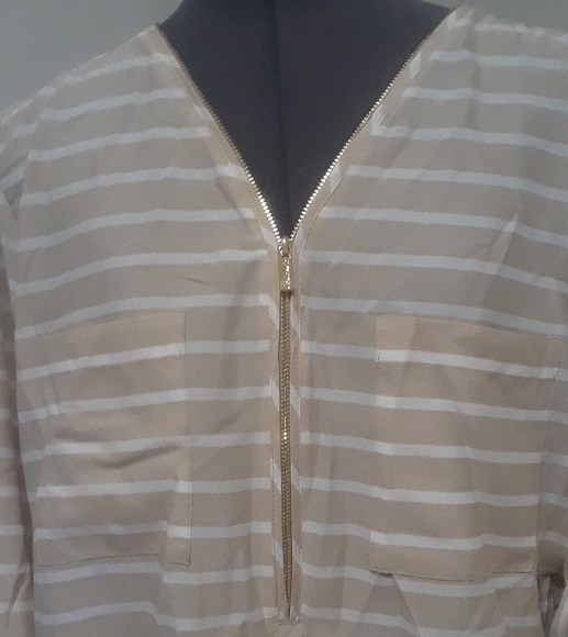 Calvin Klein striped blouse - Picture 6 of 7